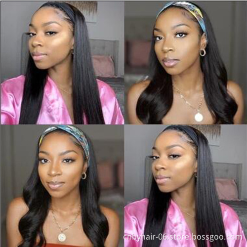 Wholesale Remy Human Hair Headband Wig,Headband Wig Human Hair For Black Women,Curly Headband Human Hair Wig